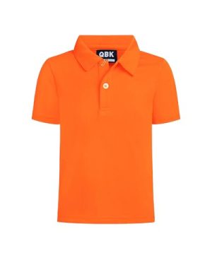 Toddler to Youth Boys' Performance Polo Kids Collared Golf Shirt School Uniform