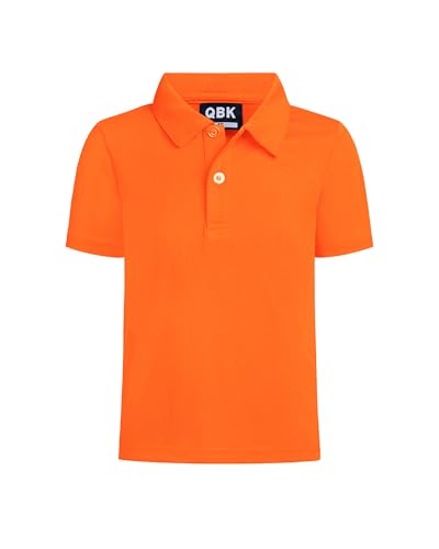 Toddler to Youth Boys' Performance Polo Kids Collared Golf Shirt School Uniform