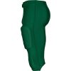 Standard Blocker Traditional Adult Football Game Pants, Forest Green, X-Large