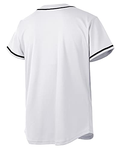 Baseball Jersey for Men and Women, Baseball Shirts for Custom Button up Shirt,Hipster Hip Hop Sports Uniforms