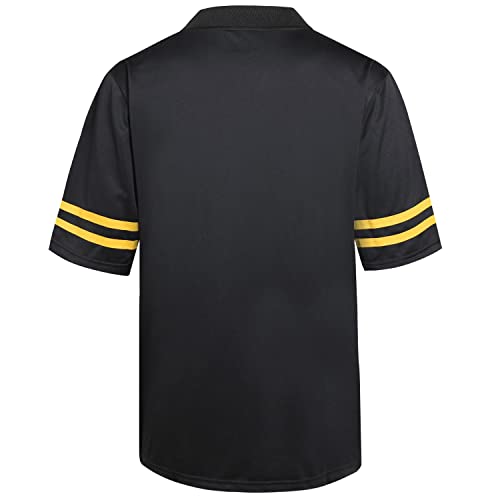 DEHANER Plain Blank Football Jerseys for Men Unisex Athletic T-Shirts Practice Sports Uniforms Outfits