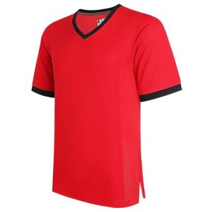 DEHANER Blank Football Jerseys for Men Unisex Workout Fitness Shirts Sports Uniform Casual Outfits