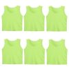 Scrimmage Training Vest Kids Youth Adult Soccer Practice Jersey Athletic Pinnies (6 & 12 Pack)