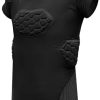 Elite 6-Pad Adult Padded Football Shirt with Chest, Shoulder, Ribs & Spine Protection, Mens Football Padded Compression Shirt