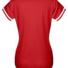 Womens Baseball Jersey Button Down Softball Jersey Short Sleeve Tee Hip Hop Shirt Active Team Sports Uniforms