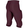 Standard Blocker Traditional Adult Football Game Pants, Maroon, Large