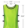 6 Pcs Soccer Pinnies Scrimmage Vest Hockey Basketball Team Practice Jersey Lightweight Sport Bibs for Youth Adult