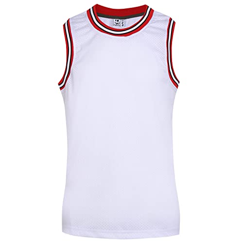 Men's Blank Basketball Jerseys Mesh Athletic Sports Shirts Plain Performance Team Uniforms