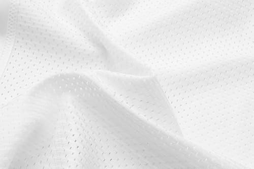 Blank Youths Football Jersey Mesh Athletic Football Shirt Practice Sports Uniform