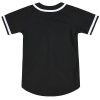 Kids Baseball Jersey Button Down Hip Hop Personalized Sport T Shirts Tops Baseball Shirt for Boys Girls Toddler 2T-12Y