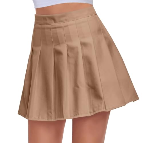 Pleated Skirts for Women Tennis Skirt with Shorts High Waisted Mini Skirt Athletic Golf Skirts Uniform Cheer Dress