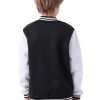 Kids Baseball Jacket Varsity Style Casual Fit Sport Boys Girls Team Uniforms Cardigan Sweatshirt