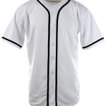 Mens Plain Solid Color Baseball Jersey