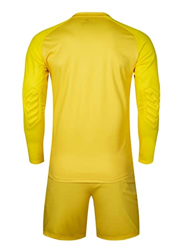 Soccer Goalkeeper Jersey Pro Set Uniform - Padded Goalkeeper Shirt Shorts Socks - Men's Goalie Jersey Adults Kids