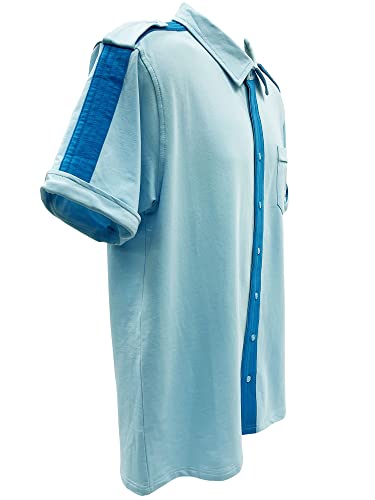 Team Zissou Uniform Shirt - Everyday Wear & Steve Costume - Detailed Cotton Button Up with Embroidered Patch - Movie Gift