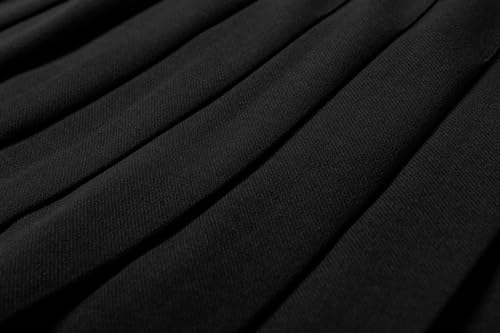 Women Girls Pleated Skirts with Shorts, Elastic Waist Uniform Plus Size Tennis Casual Skirt, 2 Years - US 4XL