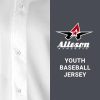 Boys' Full Button Baseball Jersey – Comfortable, Classic Fit, and Moisture-Wicking Technology