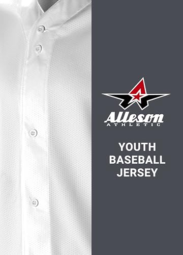 Boys' Full Button Baseball Jersey – Comfortable, Classic Fit, and Moisture-Wicking Technology