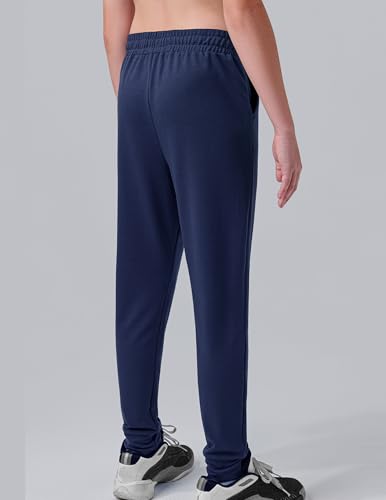 3 Pack Boys Lightweight Jogger Pants, Youth Athletic Sweatpants, Kids Toddlers Clothes Apparel