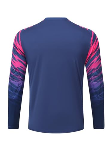 Boys Soccer Goalkeeper Jersey Football Competition Team Uniform Running Training Long Sleeve Shirts