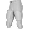 Standard Blocker Traditional Adult Football Game Pants, Silver, Small