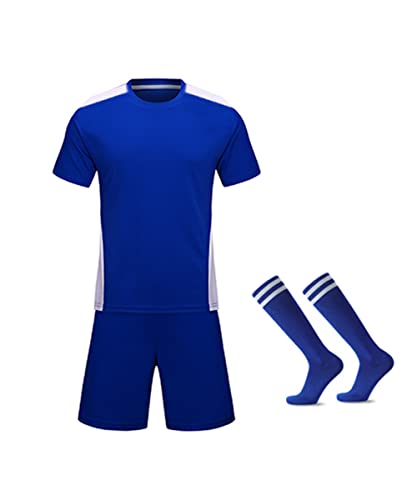 Kids Soccer Uniform Athletic Jersey Shorts Socks Set