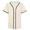 DEHANER Plain Blank Baseball Jerseys for Men Women Adult Hip Hop Hipster Button Down Shirts Sports Uniforms Outfits