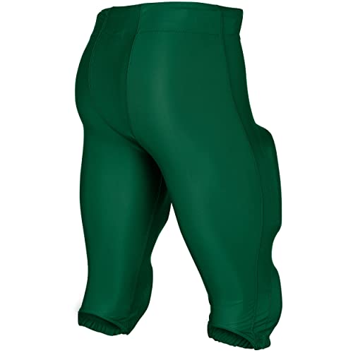 Standard Blocker Traditional Adult Football Game Pants, Forest Green, X-Large