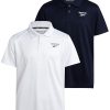Boys Polo Shirt - 2 Pack Short Sleeve Collared Polo Shirts School Uniform for Boys - Athletic Performance Golf Shirts