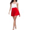 Women's Pleated Skirt Mini Skater Basic Skirts High Waist School Girls Uniform Short Cheerleader Skirt