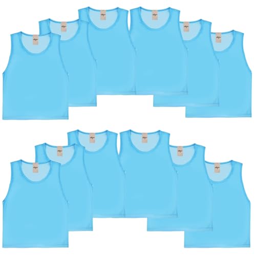 Scrimmage Pinnies Practice Jerseys Vests for Youth Adult Sports Basketball, Soccer, Football, Volleyball