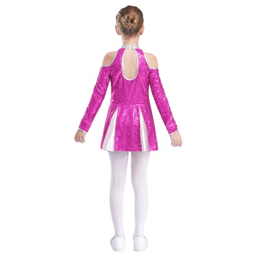 Kids Girls Cheer Leader Costume Halloween Cosplay Outfits Cheerleading Dance Dress Team Uniform