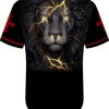 Print Baseball Jerseys for Men Sports Shirts Casual Baseball for Fans