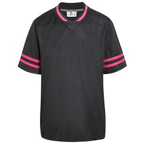 Blank Football Jerseys for Men Adult Hip-Hop Hipster Shirt Practice Sports Uniform Tops