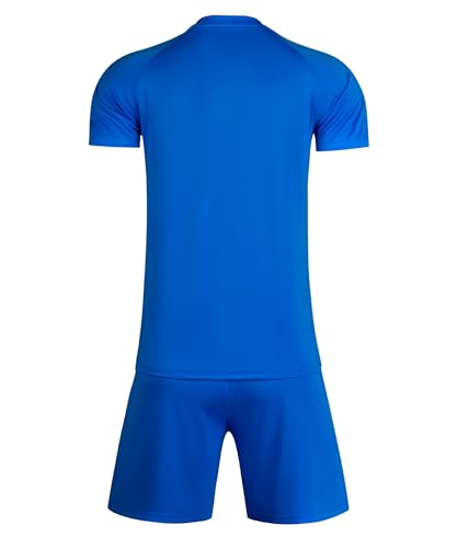 Men's Soccer Jersey Sportswear Outfit Team Training Uniform T-shirt and Shorts Kit