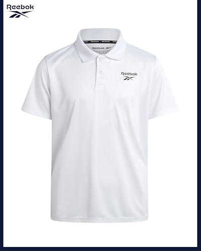 Boys Polo Shirt - 2 Pack Short Sleeve Collared Polo Shirts School Uniform for Boys - Athletic Performance Golf Shirts