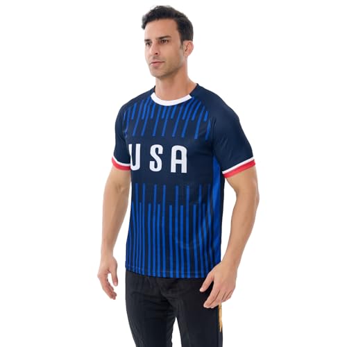 Soccer Jerseys for Men&Women S-2XL,#10 National Team Fan Soccer Practice Jerseys Football Shirt