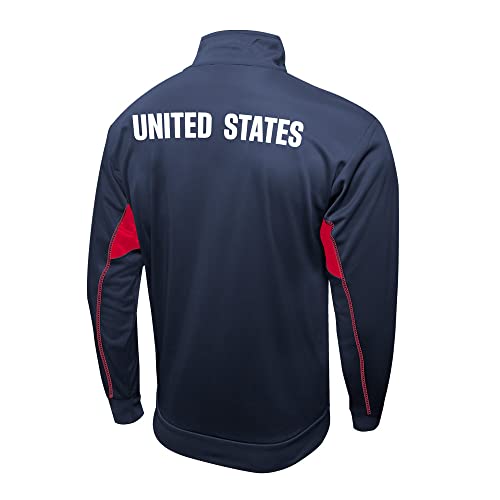 Officially Licensed U.S. Soccer Full Zip Up Active Adult Training Soccer Track Jacket