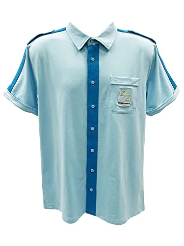 Team Zissou Uniform Shirt - Everyday Wear & Steve Costume - Detailed Cotton Button Up with Embroidered Patch - Movie Gift