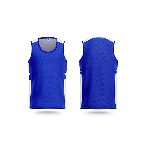 Reversible Mesh Blank Sports Basketball Jerseys Performance Athletic Scrimmage Jerseys Team Uniforms S-3XL