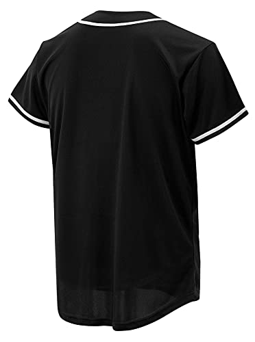 Baseball Jersey for Men and Women, Baseball Shirts for Custom Button up Shirt,Hipster Hip Hop Sports Uniforms