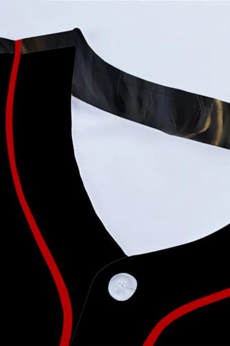 Print Baseball Jerseys for Men Sports Shirts Casual Baseball for Fans