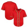 Men's Baseball Jersey Blank Softball Jersey Casual Short Sleeve Button Down T-Shirt
