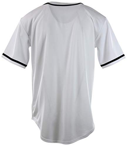 Mens Plain Solid Color Baseball Jersey