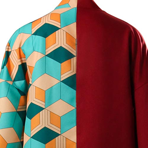 Mens Tomioka Giyuu Cosplay Costume Anime Haori Halloween Outfit Robe Kimono