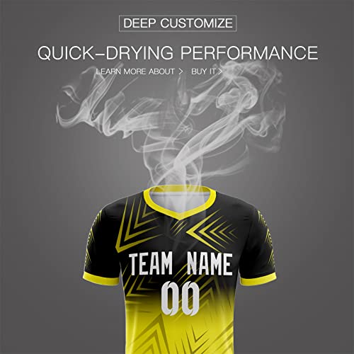 Custom Soccer Jersey Men Kids Personalized Soccer Uniform with Team Name Number Logo Plus Size