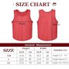 12-Pack Numbered Pinnies 1-6, Kids & Adult Scrimmage Vests, Mesh Practice Jerseys for Basketball, Soccer & Sports