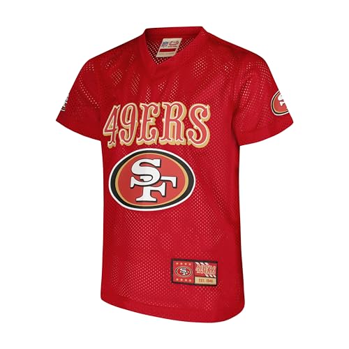 Youth NFL Official Uniform Set - Includes Super Soft Jersey, Pants, Iron on Numbers & Team Sticker Set