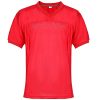 Men Blank Plain Football Jersey Practice Team Sports Uniforms Hip Hop Hipster Short Sleeve Mesh Pullover Shirts S-3XL