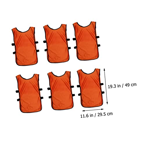 12Pcs Basketball Training Vests Breathable Soccer Pinnies Team Sports Jerseys Lightweight Polyester for Football Volleyball